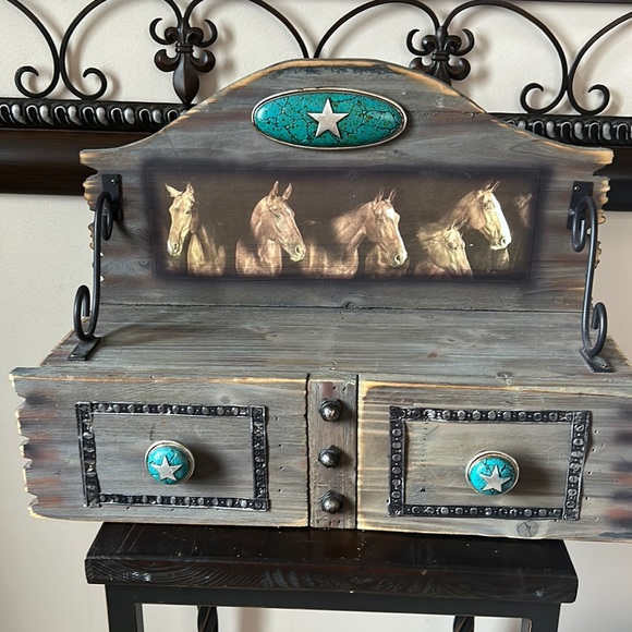 Accents Western Horse Storage Box Storage Drawers Poshmark